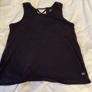Gap Fit Size Small Black Tank Top With Back Detail
